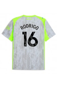 Manchester City Rodri Hernandez #16 Jalkapallovaatteet Kolmaspaita 2025-26 Lyhythihainen
